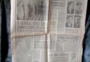 Jornal Ano 1974 1 de Maio Diário de Notícias raro