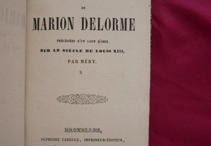Les Confessions de Marion Delorme. Par 5-6 Bruxell