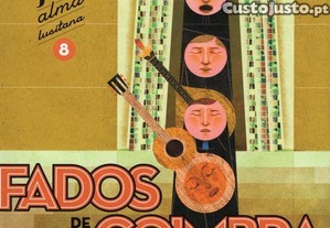 Fados de Coimbra - Fado Alma Lusitana - 8 - CD Digibook Muito Bom Estado