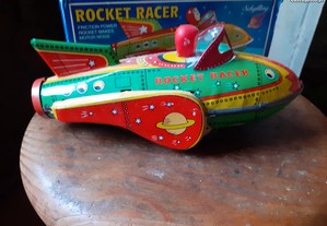 Rocket Racer brinquedo chapa litografada fricção