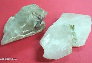 Quartzo cristal com turmalina 20x14x7cm