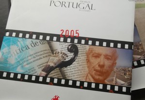 Livros de Portugal em selos e Agendas de Bancos