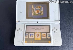 Nintendo DSi XL Branca com 80+ Jogos