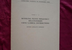 MOP LNEC Memória nº 549. Modeling flood frequenc
