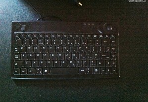 teclado com bola rato