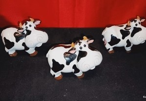 vacas pintadas á mão