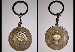 Porta chaves metal do Banco Montepio, Nacional Ultramarino e União de bancos portugueses
