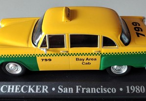 * Miniatura 1:43 Táxi Checker (1980) | Cidade São Francisco | 1ª Série