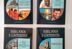 Países, Povos e Continentes (4 volumes)