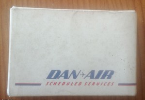 Aviação. Dan Air. 23 calendários com caixa