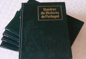 Quadros da Historia de Portugal 5 vols col completa Carlos Alberto Santos