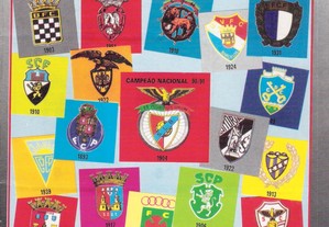 Caderneta Emblemas do meu Clube  Completa 