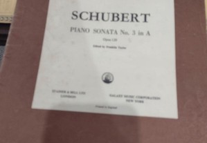 Partitura Schubert Piano Sonata "Augener"