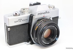 SLR Minolta SRT100X + Minolta MD Rokkor 45mm 2.0
