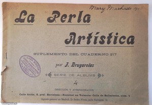Revista de BORDADOS: "La Perla Artística"(ano1906)