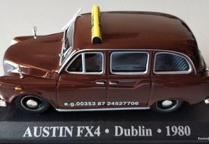 * Miniatura 1:43 Táxi Austin FX4 (1980) | Cidade Dublin | 1ª Série