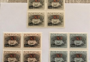 Série 3 quadras selos novos Obra das Mães - 1968