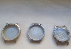 Caixas de relógios de pulso antigos