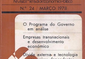 Economia e Socialismo - Nº 24 - Março 1978