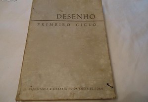 Livro compêndio de desenho 1 ciclo liceal 1962 Alfredo Betãmio de Almeida