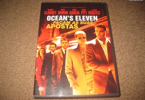 DVD "Ocean's Eleven" com Brad Pitt