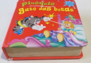 Livro infantil Contos da Avozinha - Pinóquio e Gato das Botas