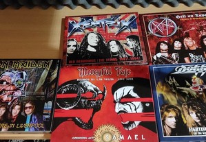 CDs e DVDs de Metal, (Hard) Rock, Indie, Alternativo + Filmes em DVD
