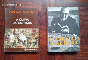 Obras de Ferreira de Castro e Joaquim V. Serrao