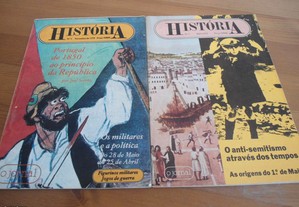 2 exemplares da revista História