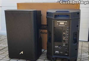 Conjunto colunas mdias Bluetooth, MP3, etc novas garantia, fatura