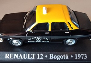 * Miniatura 1:43 Táxi Renault 12 (1973) | Cidade Bogotá | 1ª Série