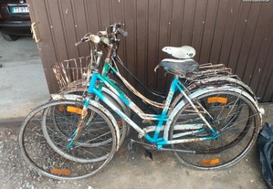 Lote de 3 bicicletas antigas para restauro completas CARINA