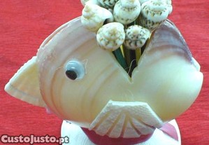 Suporte garfinhos em concha 5x9x9cm