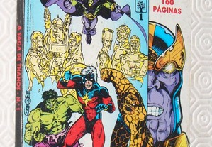 A Saga de Thanos nºs 1, 2 e 3 - Abril (Brasil)