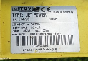 Jet Power-Peças: Motor, bomba, mangueira, pistola