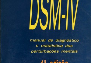 Livro "DSM-IV - Manual de Diagnóstico e Estatística das Perturbações Mentais" - 4ª Edição