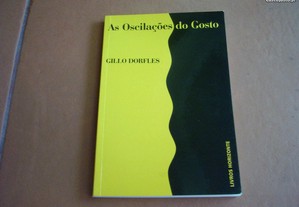 Livro "As Oscilações do Gosto" de Gillo Dorfles / Esgotado / Portes de Envio Grátis