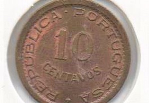 Angola - 10 Centavos 1949 - bela/soberba