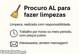 AL para fazer limpezas