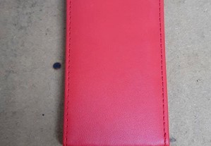 Capa Flip Book iPhone 5 / 5s Vermelha - NOVA