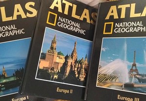 Atlas National Geographic - Europa I, II, III (3 v