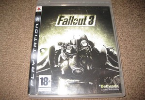 Jogo "Fallout 3" para PS3/Completo!