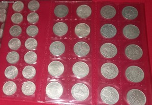 Moedas de 5 e de 10 escudos (prata), Portugal