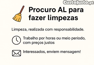 AL para fazer limpezas