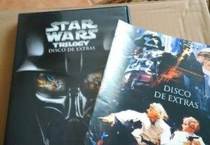 Dvd STAR WARS Trilogy Disco de EXTRAS Guerra das Estrelas Filme filmes