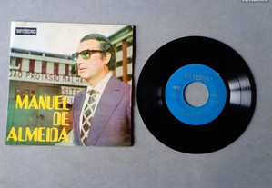 Disco vinil single - Manuel de Almeida