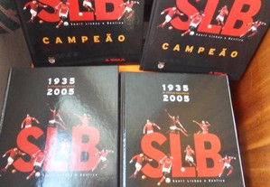 Quatro volumes Benfica Campeão