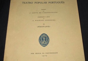 Livro Teatro Popular Português II Profano 1978