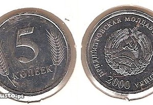 Transdniestria - 5 Kopeek 2000 - soberba