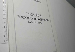 Iniciação à psicologia do desporto para atletas - António de Paula Brito